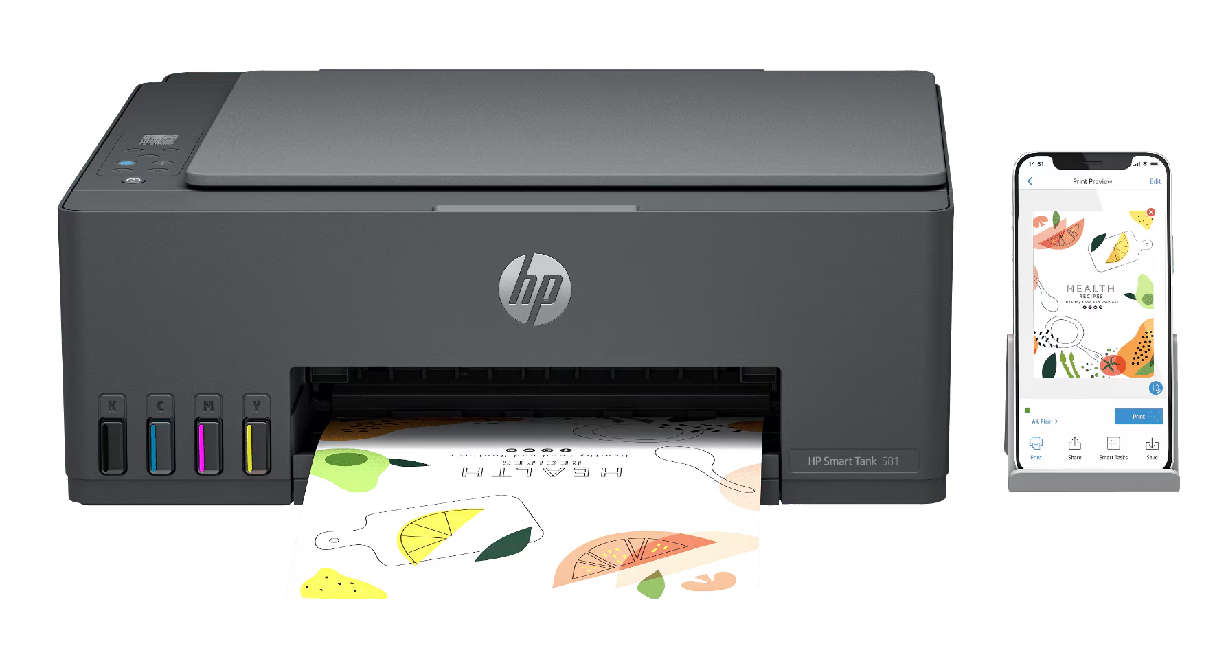 HP Smart Tank serie 500 ideal para el hogar y para estudiar