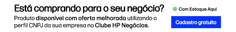 Produto disponível com oferta melhorada utilizando o perfil CNPJ da sua empresa no Clube HP Negócios. Com Estoque Aqui. Cadastro gratuito.